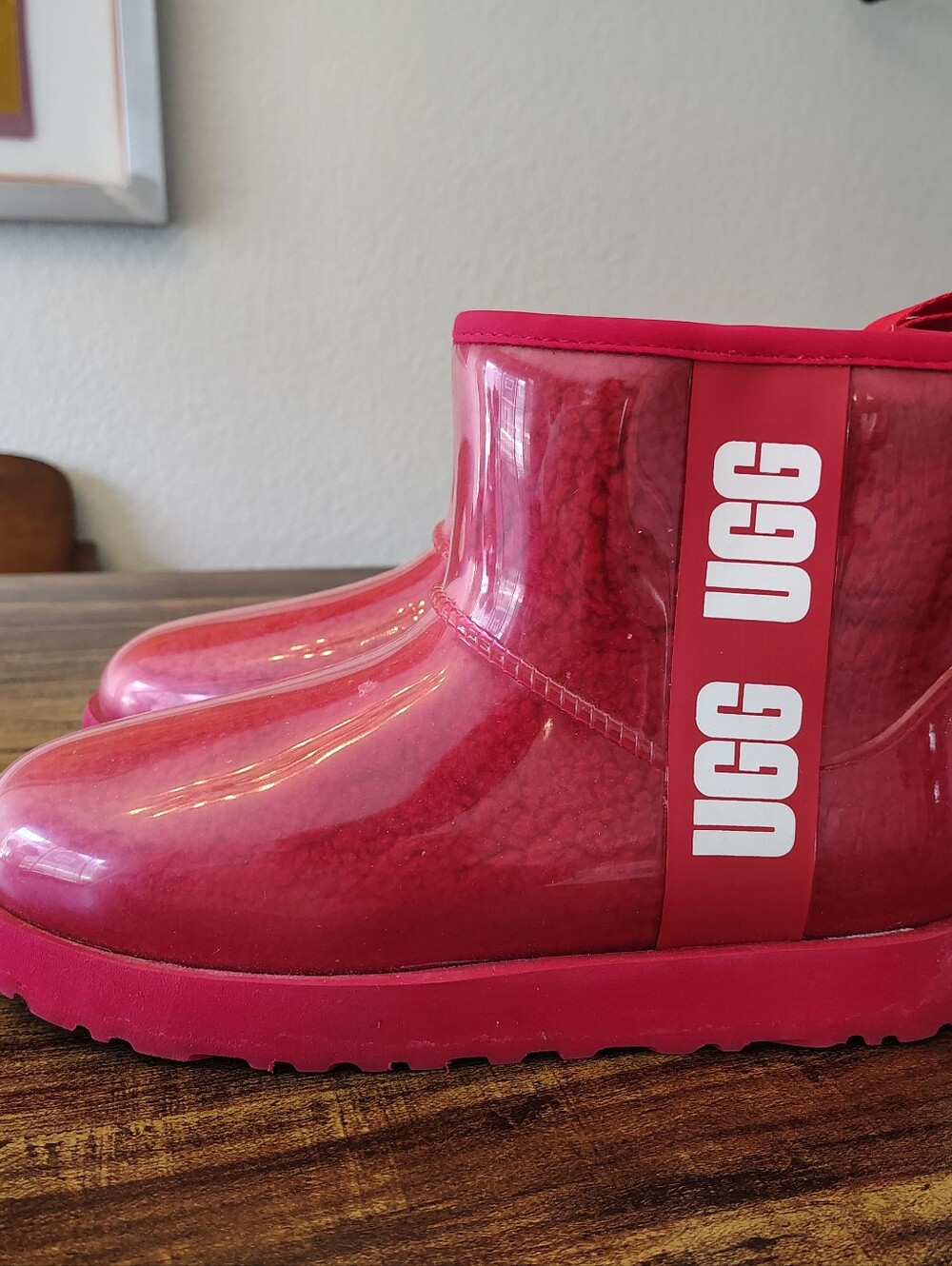 UGG Women's Classic Clear Mini Ii Fashion Boot Rock Rose 7 M